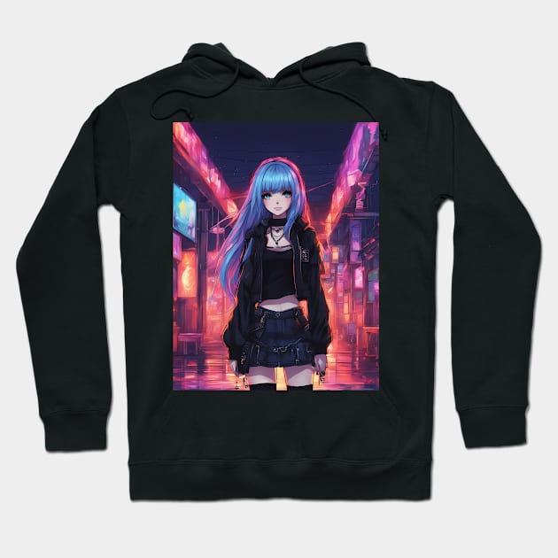 Darkest Symphony Collorful Street Hoodie by animegirlnft